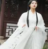 Flaches weißes Hanfu-Kostüm, asiatisches Filmfernsehen, ähnlicher Artikel, chinesisches Kleid, Filmdrama-Kleidung, frische, elegante orientalische antike Schwertfrau-Kleider