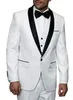 Il più nuovo One Button Groomsmen Scialle Risvolto Smoking dello sposo da sposa Abiti da uomo Matrimonio/Promo/Cena Best Man Blazer (giacca + cravatta + gilet + pantaloni) 632