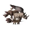 Simulazione Ippopotamo Action Figures Educazione realistica Bambini Bambini Animale selvatico Modello Giocattolo Regalo Simpatico cartone animato Giocattoli9573386