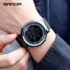 여자 남성 디지털 시계 장미 금 스테인레스 스틸 LED 전자 손목 시계 패션 방수 스포츠 시계 Montre Femme5295928