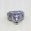 100% Real 925 Sterling Silver Brand Rings for Men Women tiger lovers' wedding party Gift Ring Fashion Jewelry A3264/A3265