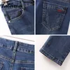 Tatatia Denim Skinny Jeans para Mulher Plus Size Elastic Stretch Calças de Jeans Mulher Cintura Alta Cintura Calças de Jeans Denim Pants Y190430