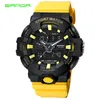 Sanda gloednieuwe mannen kijken LED Digitale waterdichte polshorloge Fashion G Casual Military Sport Watches Relojes Hombre1513621