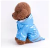 Hot Teddy roupa do cão primavera e no verão capa PU cão de estimação capa reflexiva encapuzados capa Freeshipping