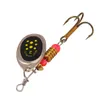 6 cm 35 g Spinner Hook Esche metalliche Esche 6 Ami tripli 10 Colori Attrezzi da pesca misti 10 Pezzi Lotto F828823215