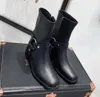 Fashion New SL Autumn Winter Womens Martin Snow Winter Ankle Ladies Boots Cow Leather Shoes Size 35-40