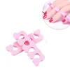 Tamax NA043 100pcs Soft Sponge Toe Separator Finger Separator Nail Art Tools Feet Care Manicure Pedicure Nail Salon six color option1889146