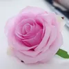 10 CENTIMETRI 100 pz 17 Colori Artificiale Rosa Teste di Fiori di Seta Fiore Decorativo Supermercato Sfondo FAI DA TE Strada Led Wedding Wall Bouquet di fiori