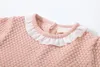 Bébé filles tenues nouveau-né pull en tricot haut + short à volants 2 pièces/ensemble 2019 printemps automne boutique enfants ensembles de vêtements B11