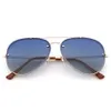 New Blaze Mirror rebite óculos de sol Homens Man Brand Design Metal Frame UV400 Lens Sun Glasses Traveler Oculos de Sol com casos AN3274846