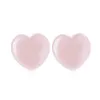 Natural Rose Quartz Heart Shaped-de-rosa de cristal esculpido amor cura Gemstone amante Gife Quartz Espécimes Home Decor