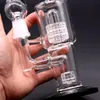 水ガラスボング 水ギセル アームツリー Perc TORO ボング 9 インチ 18mm ジョイント 喫煙ボング パイプ 2 つの Percs ダブルリサイクラー葉巻水ギセル付き