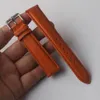ￄkta l￤der Watchband Lizard Grain Orange Watch Strap Fashion Style Accessories 14mm 16mm 18mm For Ladys Wristwatch RECLACEMEN279G