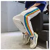 Casual Colored Striped Pants Men Trousers Streetwear Joggers Pants Men Fashions XXL Hip Hop Trousers Men Pants 2019 New