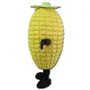 2019 Высокое качество головы костюм талисмана желтой кукурузы для взрослых носить