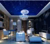 Мечта Звездная Луна Белое Облако Гостиная Потолок Настенная Живопись Гостиная Спальня Обои Домашнего Декора