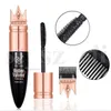 Nappa corona mascara allungamento nero Lash Extension Ciglia mascara per ciglia spazzola di trucco di bellezza di lunga durata Occhi Cosmetics