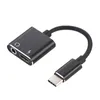 USB Typ C Zu 3,5mm Jack Rollenmaschinenlinie Typc o Splitter Kopfhörer Kabel Kopfhörer Aux 3,5 Adapter Ladegerät Für Xiaomi Mi6 Huawei hot5463593