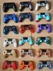 18 färger EU -version PS4 Trådlös styrenhet Chock 4 Gamepad för PS4 Vibration Joystick Spela spelkontroller med detaljhandelspaket2553579