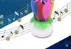 Музыкальная свеча для торта на день рождения Цветок лотоса Цветочная вращающаяся свеча Игристый цветок лотоса Свечи Аксессуар для торта Подарок KKA79555702032
