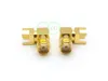 100pcs Gold SMA female right angle solder PCB mount RF Adapter