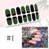 Autocollants couverture complète vernis à ongles emballage autocollant pour ongles autocollant décoration des ongles DIY.A874