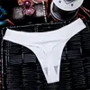 2019 Kostenloser Versand von neuen High-End-ultra-dünne einteilige nahtlose Thong Panty taillierte Hosen weibliche T weibliche Versuchung Hosen Q889