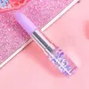 hot Creative Pen Lipstick Shape Glitter Gel Pen Quicksand 0.5mm Signature Pen Stationery School OfficeWriting Supplies T2I5766