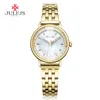 Julius Brand 2020 New Spring Quartz Watch Women Fashion Casual Clock Shell Dial Whatch Waterproof 30M Steel Montre Femme JA-959