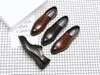 Travail des chaussures britanniques Robe de mariée pour hommes Point Business Men's Shoe's High-End Italian Leather G175 824 342