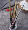 304 Stainless steel Anti-Slip anti-hot square chopsticks insulated durable metal chopsticks