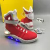 Authentieke Air Mag Back to the Future Fashion Sneakers Heren Dames Sportschoenen LED-verlichting Outdoor Trainers met originele doos