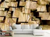 carta da parati moderna per soggiorno Marble Space Cubes Stereo Squares Modern 3D Background Wall