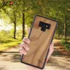 Étuis de téléphone antichoc pour Samsung S7 S8 S9 S21 S20 Ultra EF en bois naturel TPU Logo personnalisé 2021 luxe