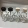 Cool Glass Snuff Snorter Sniffer Power Spoon Bottle Caixa Caixa Jar Contêiner Herb Storage Portable Design inovador DHL DHL