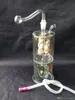 Botella de agua calabaza navegando Bongs de vidrio al por mayor Quemador de aceite Pipas de agua de vidrio Plataformas petroleras que fuman gratis
