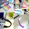 الصمام ضوء مصباح المصغرة المحمولة USB 6LEDs السوبر مشرق كتاب ضوء مصباح القراءة ضبط زاوية إضاءة مرنة لأجهزة الكمبيوتر المحمول المحمول السلطة