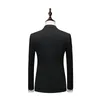 Cinza claro preto noivo smoking duplo breasted casamento smoking pico lapela jaqueta blazer masculino jantar terno darty 1132201g