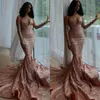 2020 Różowy Syrenki Suknie Wieczorowe Satyna z llitle Prom Dress Długość Plus Size Party Suknie