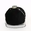 Factory Retaill Whole brand new handmade pretty plush evening bag bottle bag for wedding banquet party pormMore Colors244S