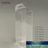 Höhe Klare transparente PVC-Box mit Loch Süßigkeiten Spielzeug Display Schreibwaren Handwerk Geschenk Kunststoffverpackungsboxen