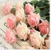Großhandel 30 stücke MOQ Single wirklich Berührung Latex Künstliche Rose Blume für Hochzeit Dekor Urlaub Geburtstag Party Dekoration Gefälschte Rosen Liefert