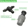 Garden Justerbar Micro Spray Munstycke Misting Atomizing Cooling Sprinkler