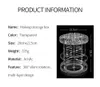 360 Derece Rotasyon Şeffaf Akrilik Kozmetik Saklama Kutusu Moda Spin Çok Fonksiyonlu Çıkarılabilir Makyaj Güzellik Organizatörü D2253048922