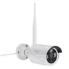 Hiseeu 10 tum Displayer 8ch 1200p trådlöst CCTV-system NVR IP-kamera IR-CUT-kula CCTV Home Security System CCTV Kit