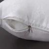 White Pillow Insert Zipper Closure Indoor Outdoor Rectangular Pillow Hotel Home Throw Pillow Waist Pillowslip Insert CCA11205-A 10pcs
