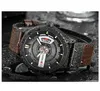 2019 Marka Luksusowe Curren Mężczyźni Wojskowe Zegarki Sportowe Męskie Daktyl Kwarcowy Zegar Człowiek Dorywczo Skórzany Wrist Watch Relogio Masculino