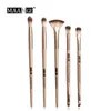 MAANGE 6 pièces ensemble de pinceaux de maquillage Pro poudre fard à paupières Eyeliner mélange de sourcils correcteur ombrage maquillage brosse trousse à outils cosmétique