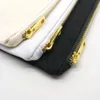 30pcs/lot cotton canvas makeup bag 7x10in lined canvas cosmetic bag black/natural/white cotton pencil bag solid color cosmetic case in stock