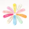 New arrival 10 Styels Hair Accessories Candy Drop Hair Clip Princess Barrette Korean Solid Hairclip Headdress Hairpins for Girl 102249